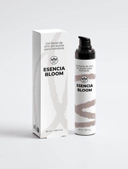 Gel facial de zinc sin aceite para hombres